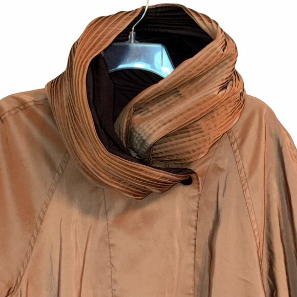 Mycra Pac Donatella Reversible Rain Jacket Parka Bronze Black Short 38" 1 S/M - Picture 6 of 10